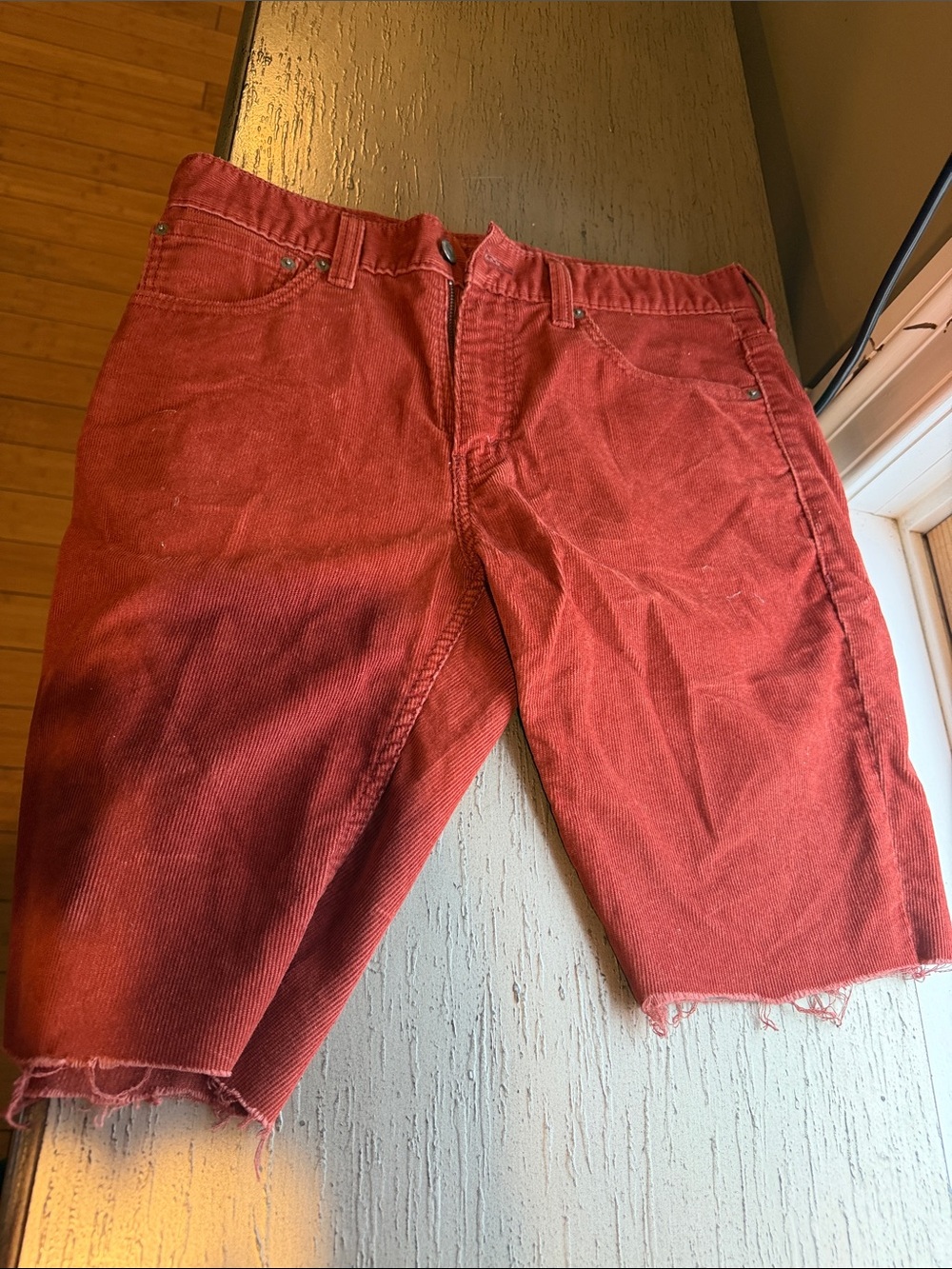 Levi's Red Corduroy Men's Shorts